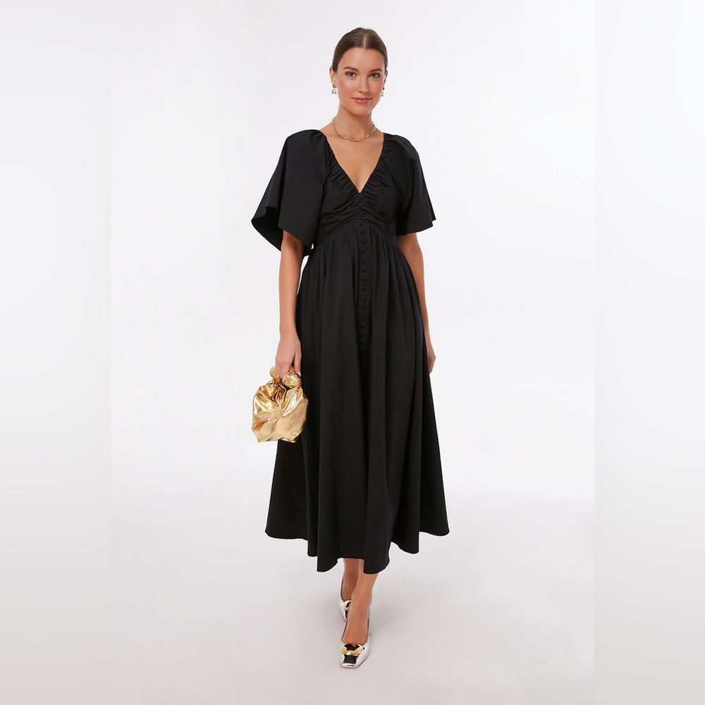 Like new. Tuckernuck Pomander Place Black Viviana Maxi Dress